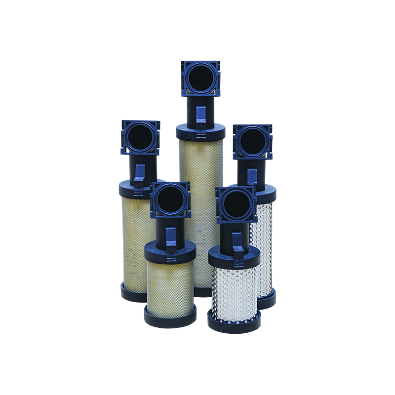 Small compressed air filter details